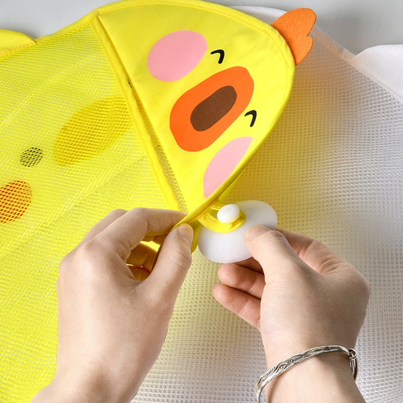 Duck Shape Bathroom Toy Storage Mesh Bag childrensterritory