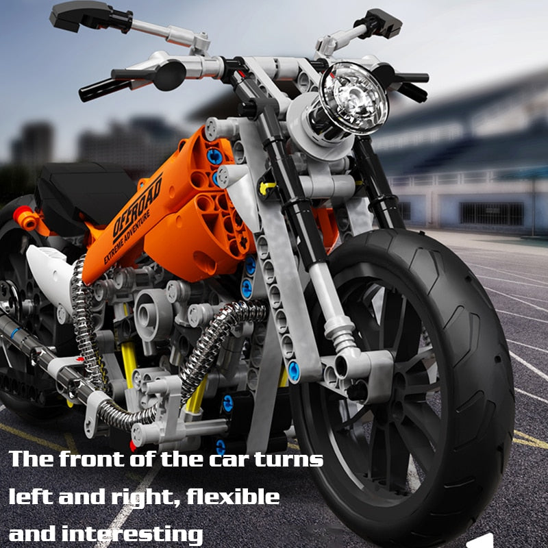 Racing Motorcycle Building Blocks Toys For Children childrensterritory
