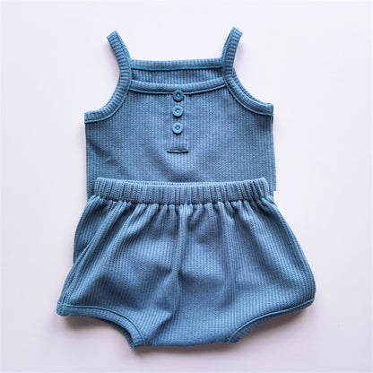 Baby/Toddler Summer Solid Clothes Sets childrensterritory