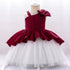 Baby/Kids Girls Bow Beaded Tulle Christening Dress childrensterritory