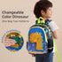 Dinosaur Design Reversible Sequins Kindergarten Backpack childrensterritory