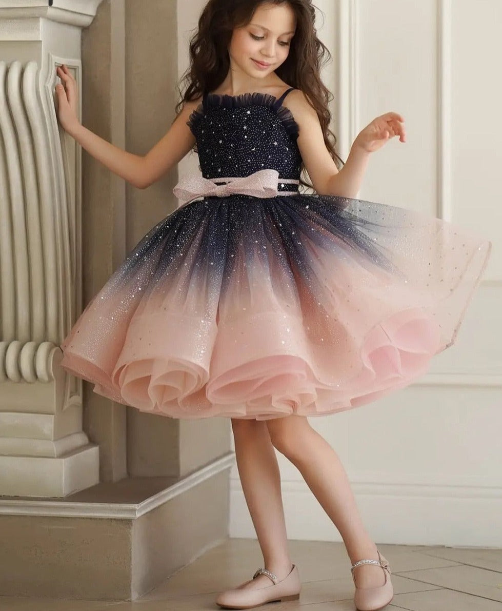 Elegant Puffy Tulle Kids Girls Wedding/Party Wear Dresses childrensterritory