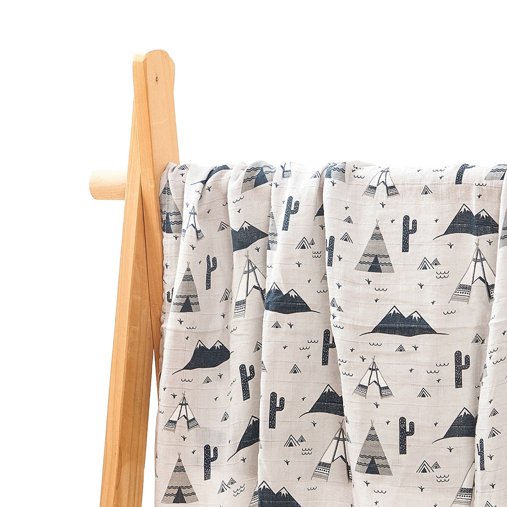 Bamboo Muslin Cotton Baby Swaddle/Wraps childrensterritory