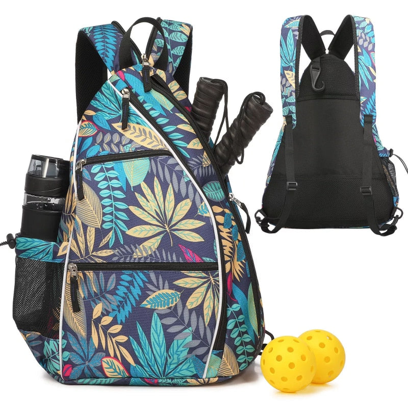 Adjustable Pickleball Tennis Backpack with Fence Hook childrensterritory