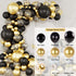 Party Decoration Black Gold Balloon Garland Arch childrensterritory