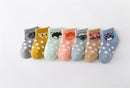 7Pairs/set Casual Cartoon Cotton Socks for Babies childrensterritory