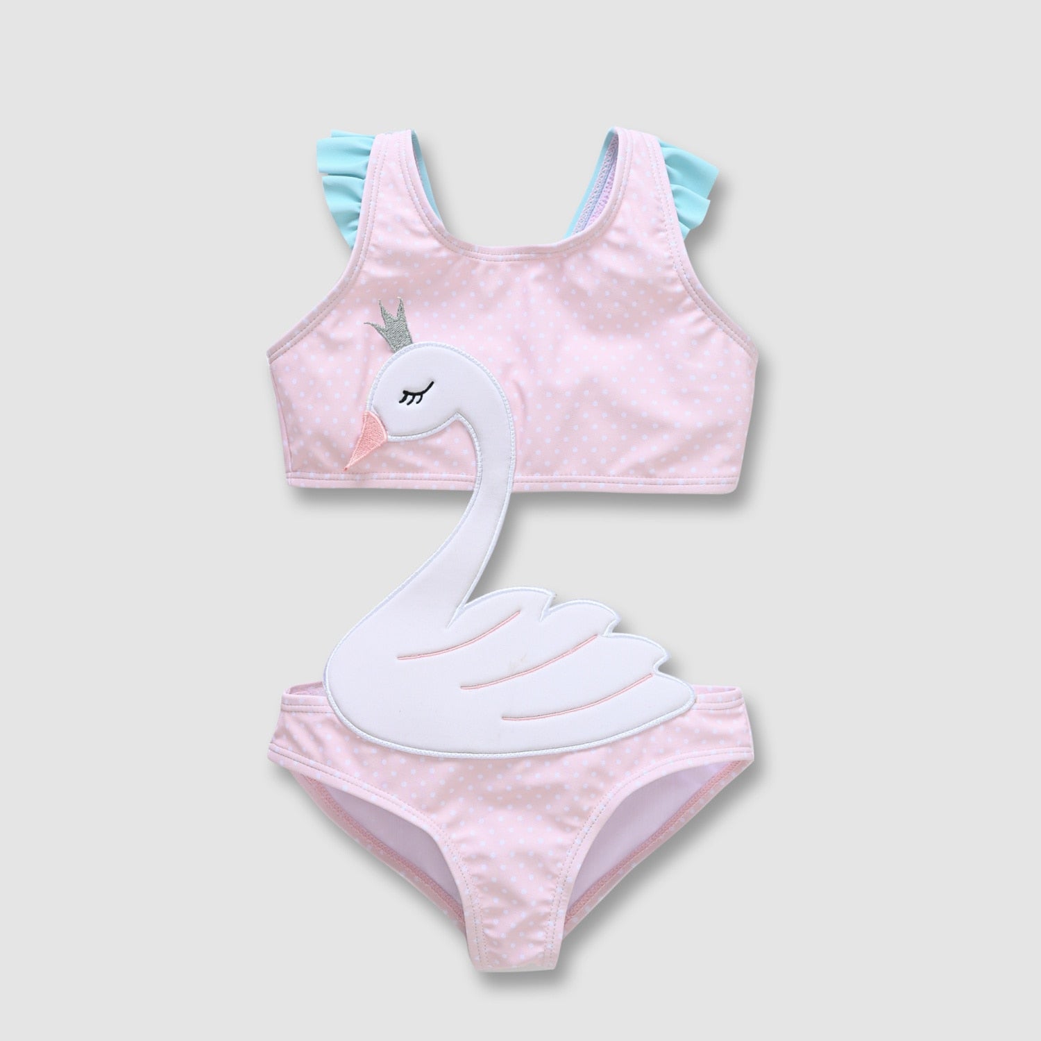 Belly Protection Whole Swimsuit for Baby/Kids Girls childrensterritory