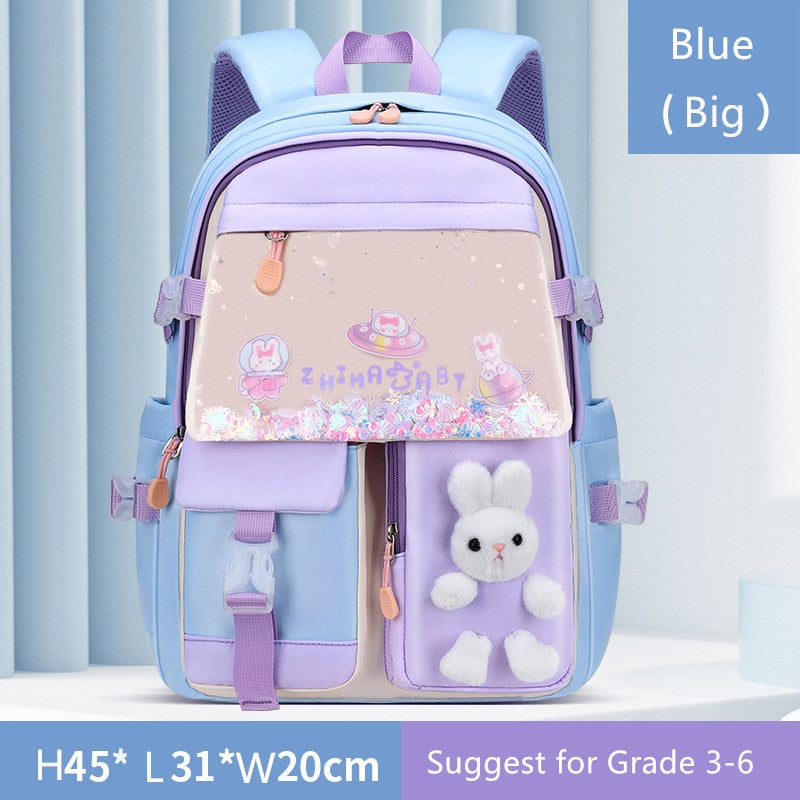 Multi Pocket Cartoon School Backpacks for Kids childrensterritory