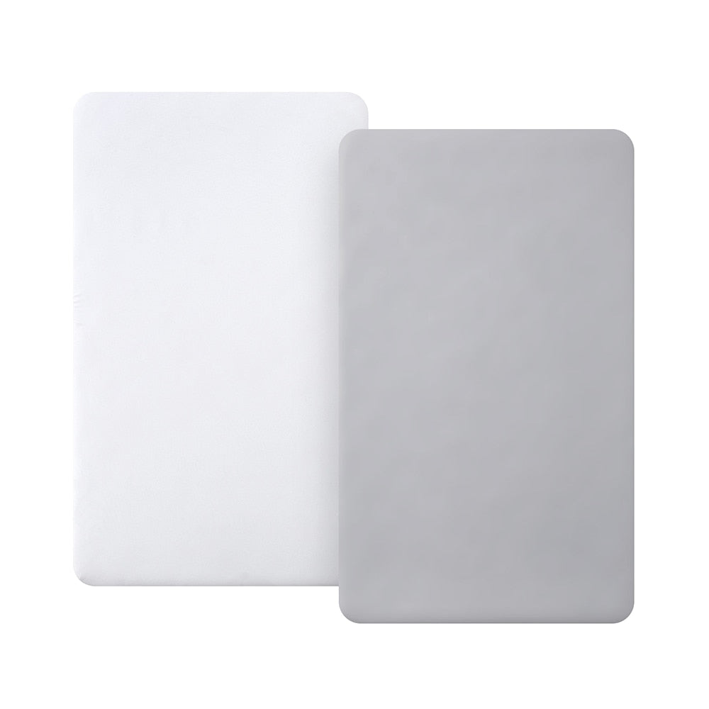 2 Pack Crib Mattresses Fitted Sheets for Baby Bed childrensterritory
