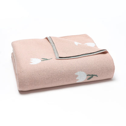 Breathable Cotton Knitted Baby Blanket childrensterritory
