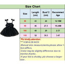Toddler Girl White Dot Print Mesh Hem Dress childrensterritory
