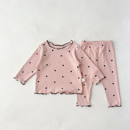 Dot Print Sleepwear Set for Baby Boys &amp; Girls childrensterritory