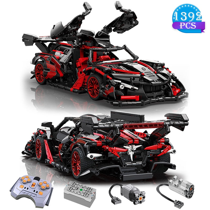 MOC Racing Car Assembly Building Blocks Toys for Boys childrensterritory