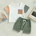 Baby Boy Casual T-shirt and Pocket Shorts Summer Clothes childrensterritory