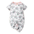 Baby Girl Elephant Print Summer Bodysuit childrensterritory