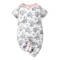 Baby Girl Elephant Print Summer Bodysuit childrensterritory