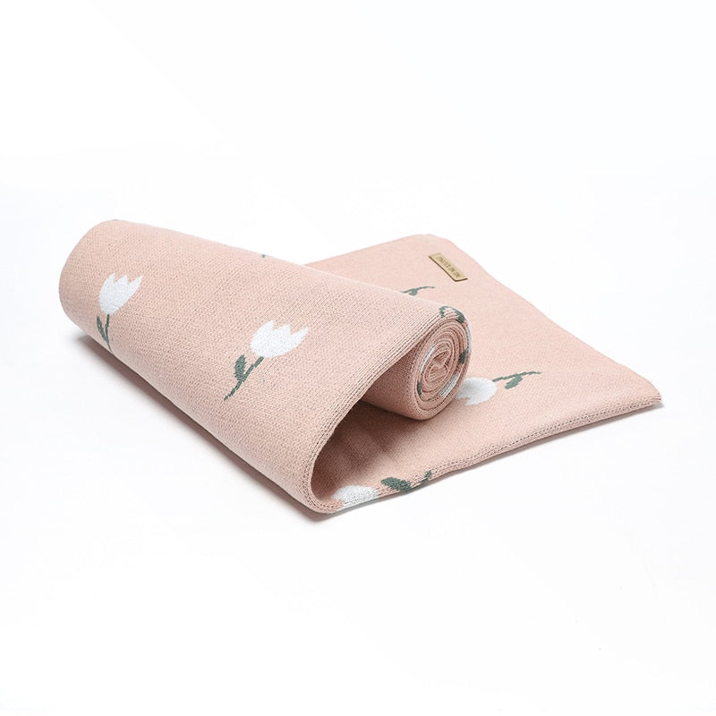Breathable Cotton Knitted Baby Blanket childrensterritory