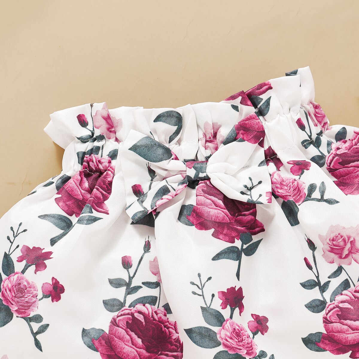 Romper &amp; Floral Skirt Baby Girls 2pcs Outfit Sets childrensterritory