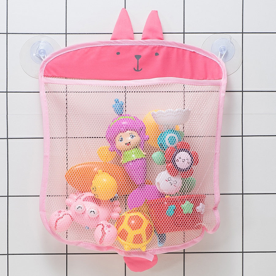 Duck Shape Bathroom Toy Storage Mesh Bag childrensterritory