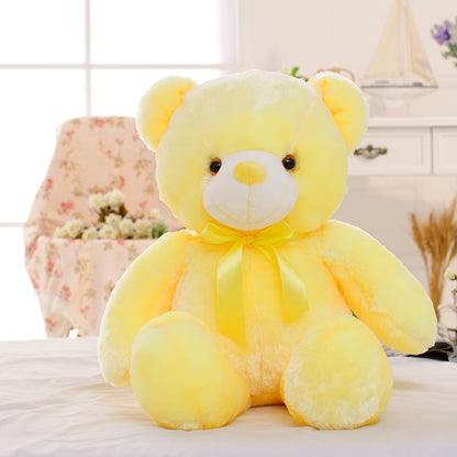 Colorful Glowing Teddy Bear Stuffed Toys for Kids