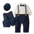 Infant Boy Formal Birthday Outfit With Hat Vest childrensterritory