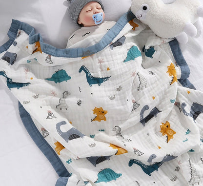 6 Layers 100% Cotton Breathable Newborn Swaddle childrensterritory