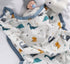 6 Layers 100% Cotton Breathable Newborn Swaddle childrensterritory
