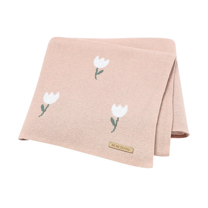 Breathable Cotton Knitted Baby Blanket childrensterritory