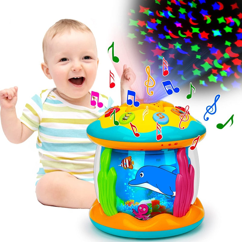 Babies Musical Rotary Projector Montessori Toy childrensterritory