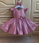 Baby/Kids Girls Glitter Sequined Birthday Party Dress childrensterritory