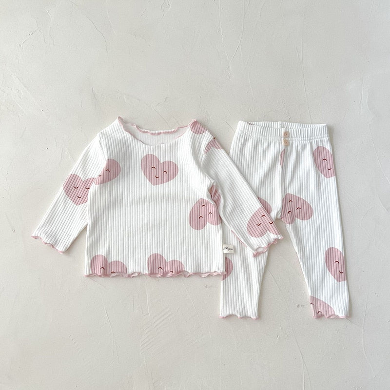 Dot Print Sleepwear Set for Baby Boys &amp; Girls childrensterritory