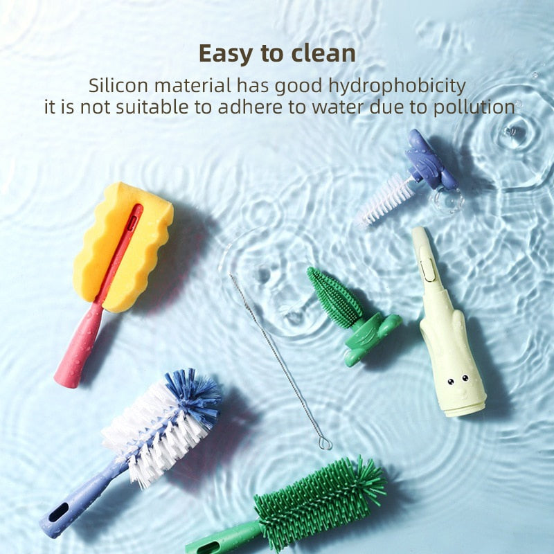3PCS Baby Cup/Bottle Cleaning Brushes Set childrensterritory