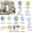 First Birthday Party Jungle Safari Theme Decoration Kit childrensterritory