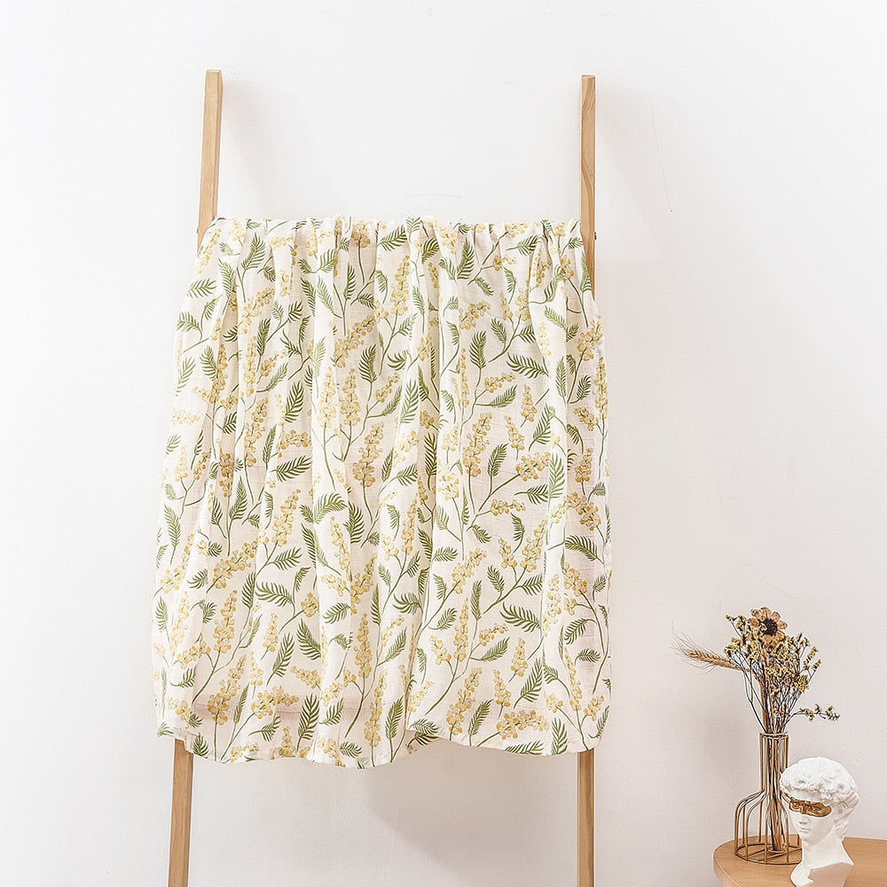 Bamboo Muslin Cotton Baby Swaddle/Wraps childrensterritory