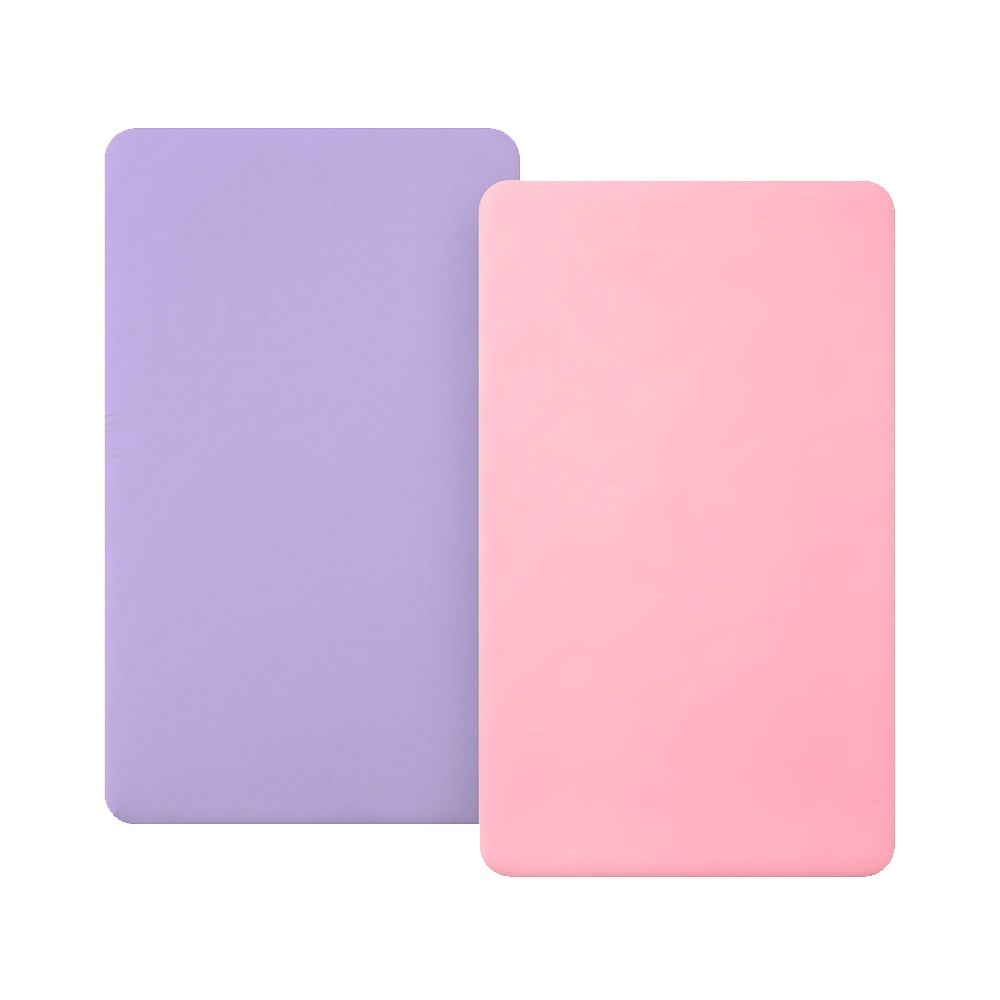 2 Pack Crib Mattresses Fitted Sheets for Baby Bed childrensterritory