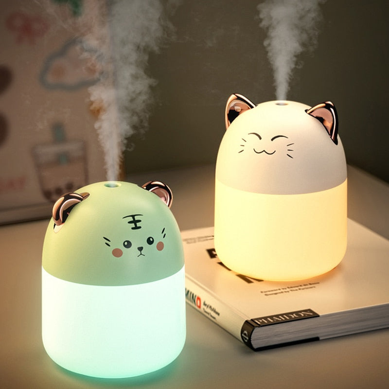 250ml Capacity Cartoon Air Purifier with Colorful Light childrensterritory