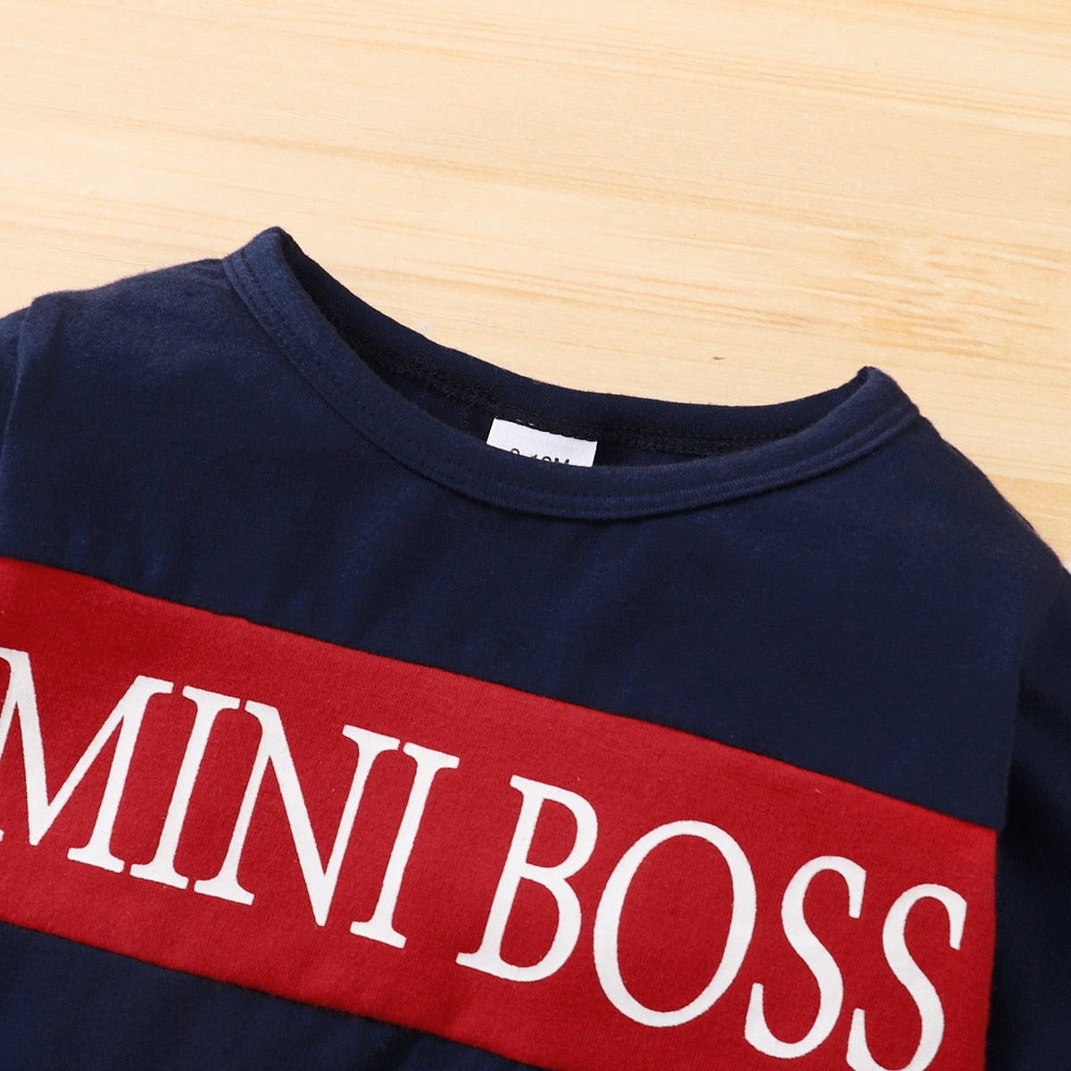 Baby Boy "Mini Boss" Letter Print 2PCs Clothes childrensterritory