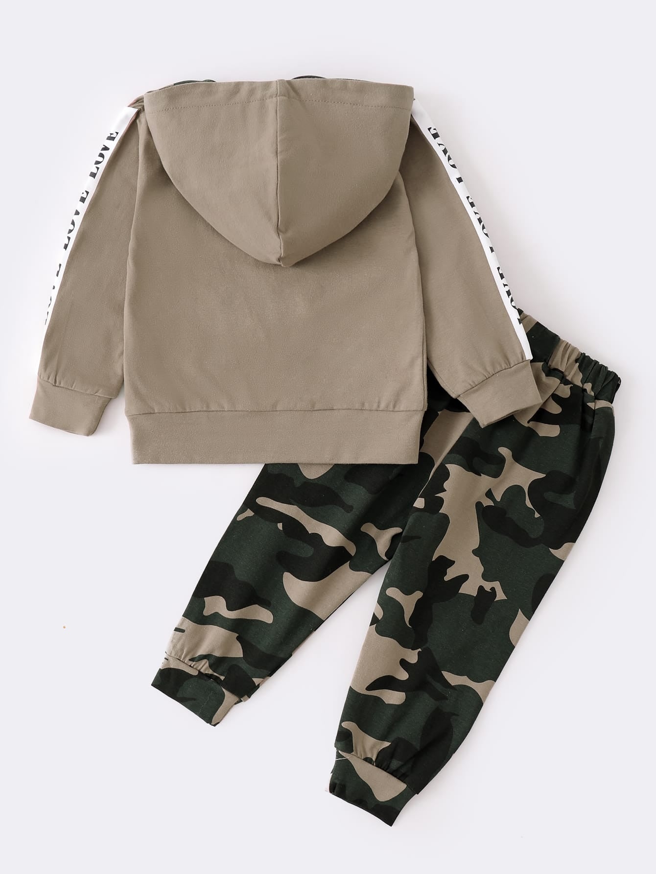 Camouflage 2Piece Hooded Outfit Set for Baby Boy childrensterritory