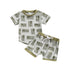Baby Boy Flag Print Top + Drawstring Shorts Suit Set childrensterritory