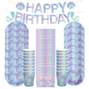 Kids Mermaid Birthday Party Decor & Supplies Set childrensterritory
