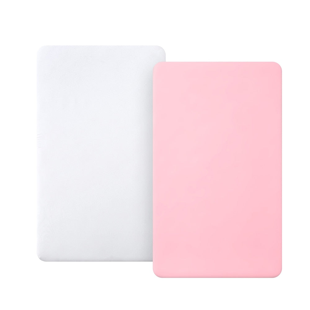 2 Pack Crib Mattresses Fitted Sheets for Baby Bed childrensterritory