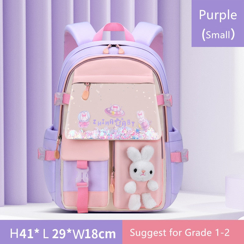 Multi Pocket Cartoon School Backpacks for Kids childrensterritory