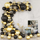 Party Decoration Black Gold Balloon Garland Arch childrensterritory