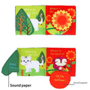 Baby Educational Hide and Seek Tail Cloth Book childrensterritory