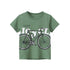Cartoon Letter Printed Kids Boys Girls Loose Summer Cotton Top childrensterritory