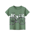 Cartoon Letter Printed Kids Boys Girls Loose Summer Cotton Top childrensterritory