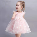 Baby Girl Sleeveless Princess Evening Party Dress childrensterritory