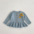 Baby Girl Flower Embroidery Cardigan with Hat for Spring childrensterritory