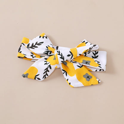 Baby Girl 3Pcs Letter &amp; Floral Print Outfit Set childrensterritory