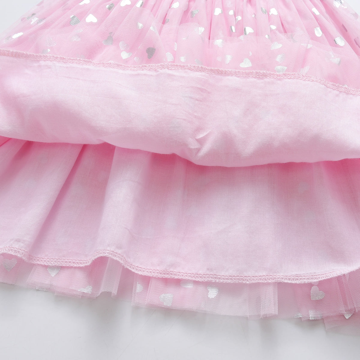 Kids Girls Heart Yarn Long Sleeve Dress childrensterritory